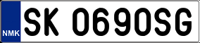Truck License Plate